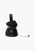 Prada Petit Sac Noir Mini Re-Nylon And Nappa Leather Bucket Bag